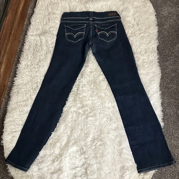 Levi's 524 Too Superlow Jeans in Deep Blue - Picture 3 of 5
